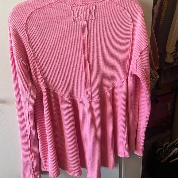 Free People Oh My Babydoll in Pink Carnation - Picture 3 of 9